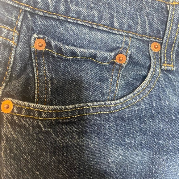 Levi's Men's Slim Jeans in Dark Blue - Picture 7 of 8